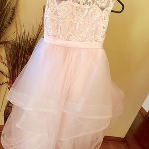 Blush Pink - Dress perfect for a Party, Special Occasion or Flower Girl